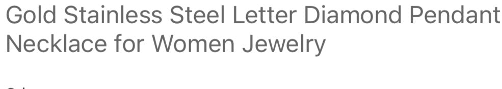 D' Lux Designer Inspired Necklace